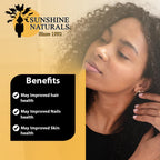 Sunshine Naturals Biotin. 5000 mcg. 90 Capsules