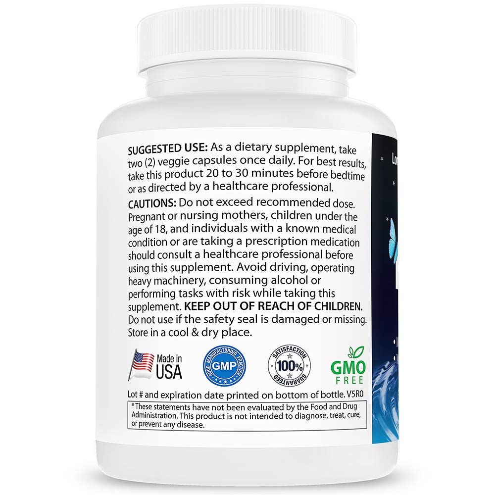 Longevity Herbal PM Sleep Formula - 60 Vegetarian Capsules - image 4