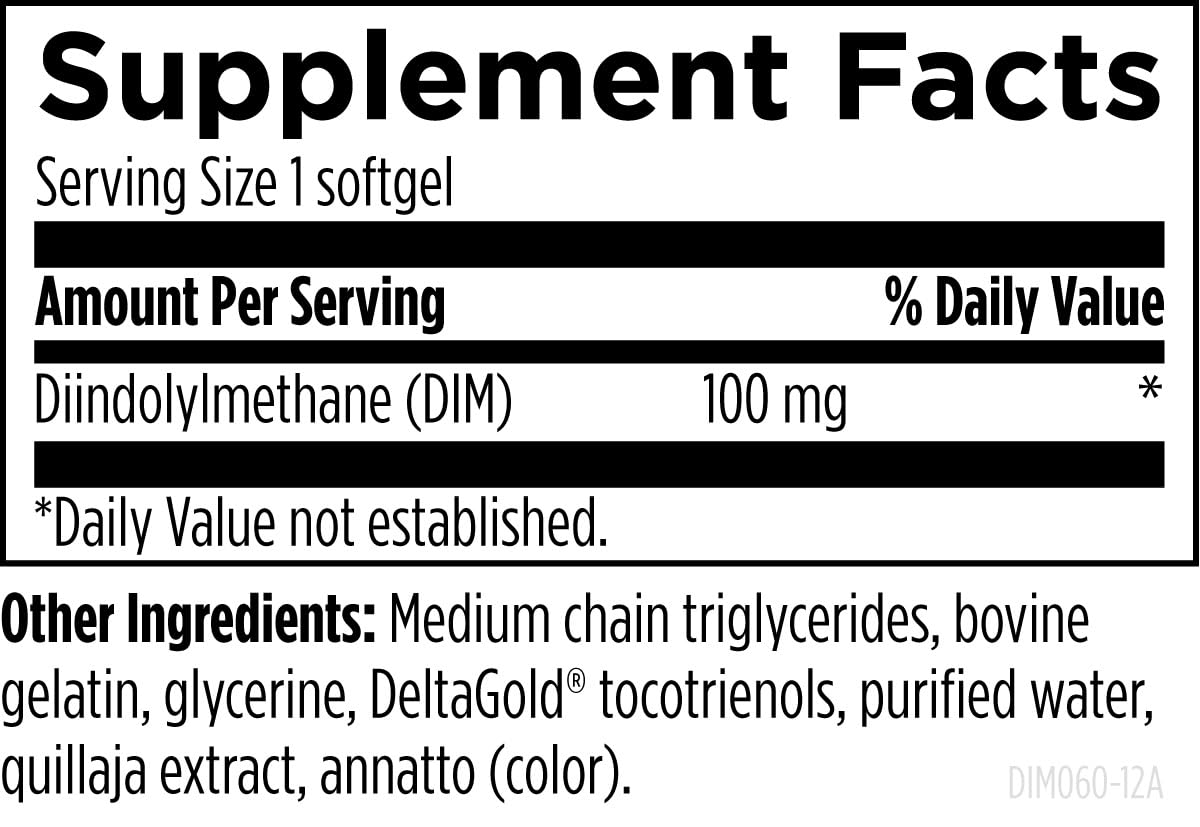 Designs for Health DIM-Evail Estrogen Metabolism - 120 Softgels - image 5