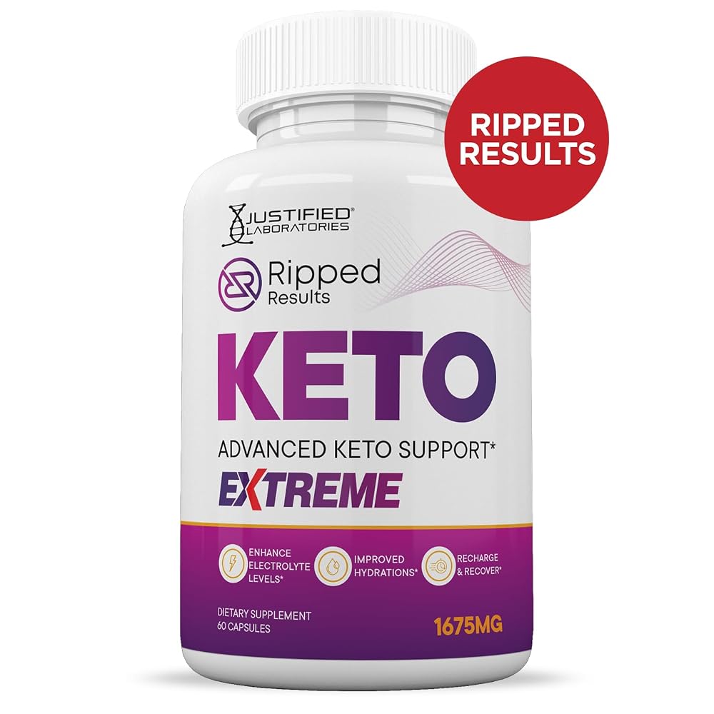 Justified Laboratories Ripped Results Keto ACV Extreme Pills 1675MG - image 3
