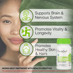 Herbadiet Organic Gotu Kola Brahmi Cognitive Supplement - 120 Capsules - image 4