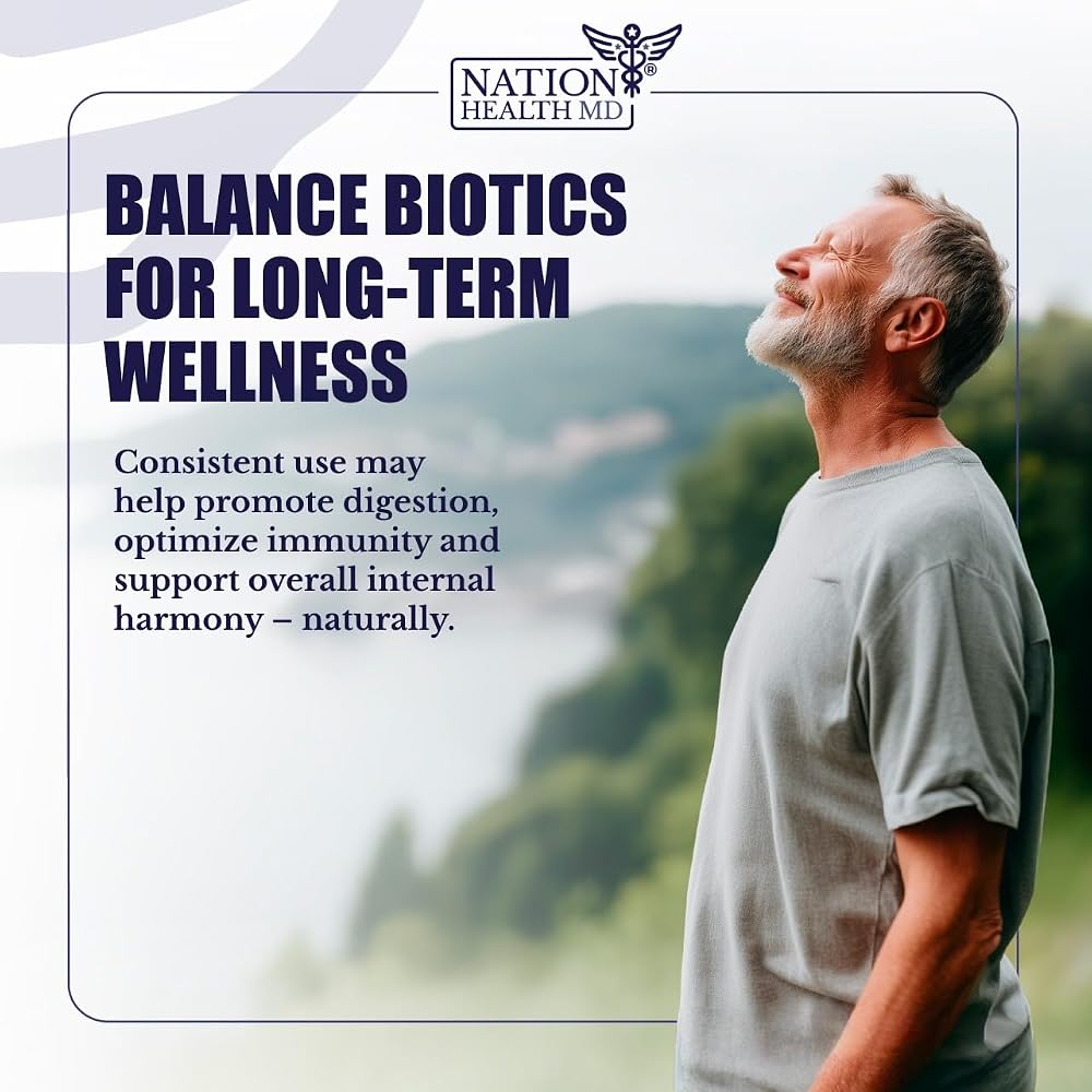 NATION HEALTH MD Balance Biotics Probiotics - 60 Capsules - image 5