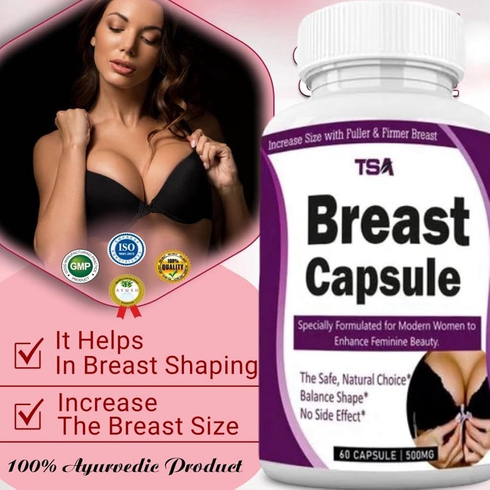 Generic Breast Enhancement Supplement for Women - 120 Capsules - image 5
