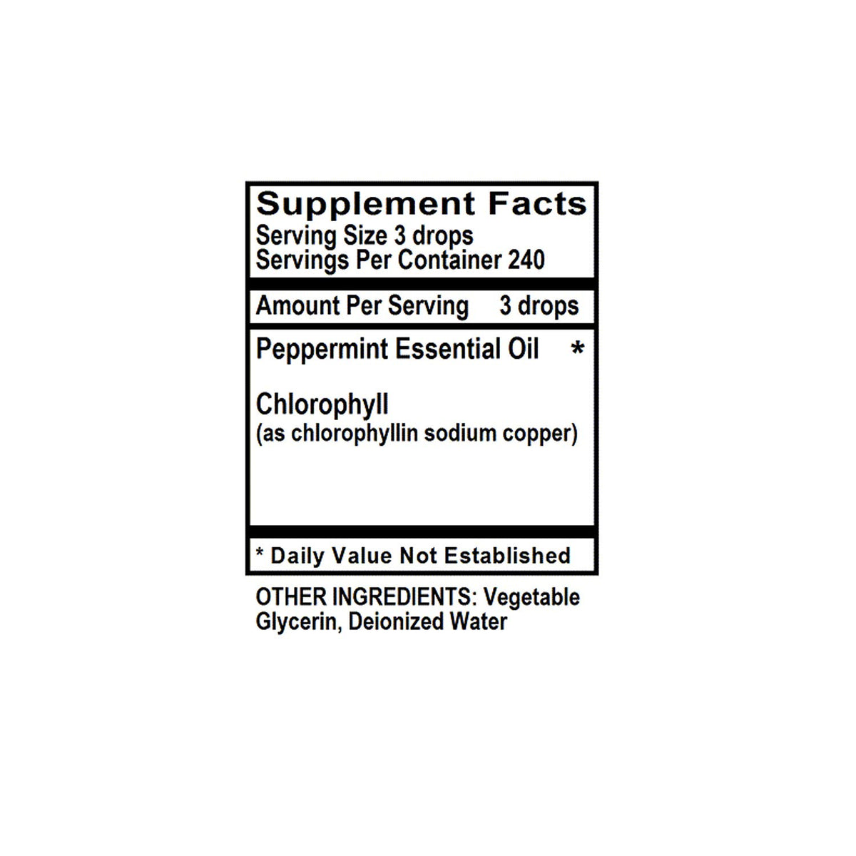 Holly Hill Health Foods Peppermint Spirits with Chlorophyll - 1 Fl Oz - image 4