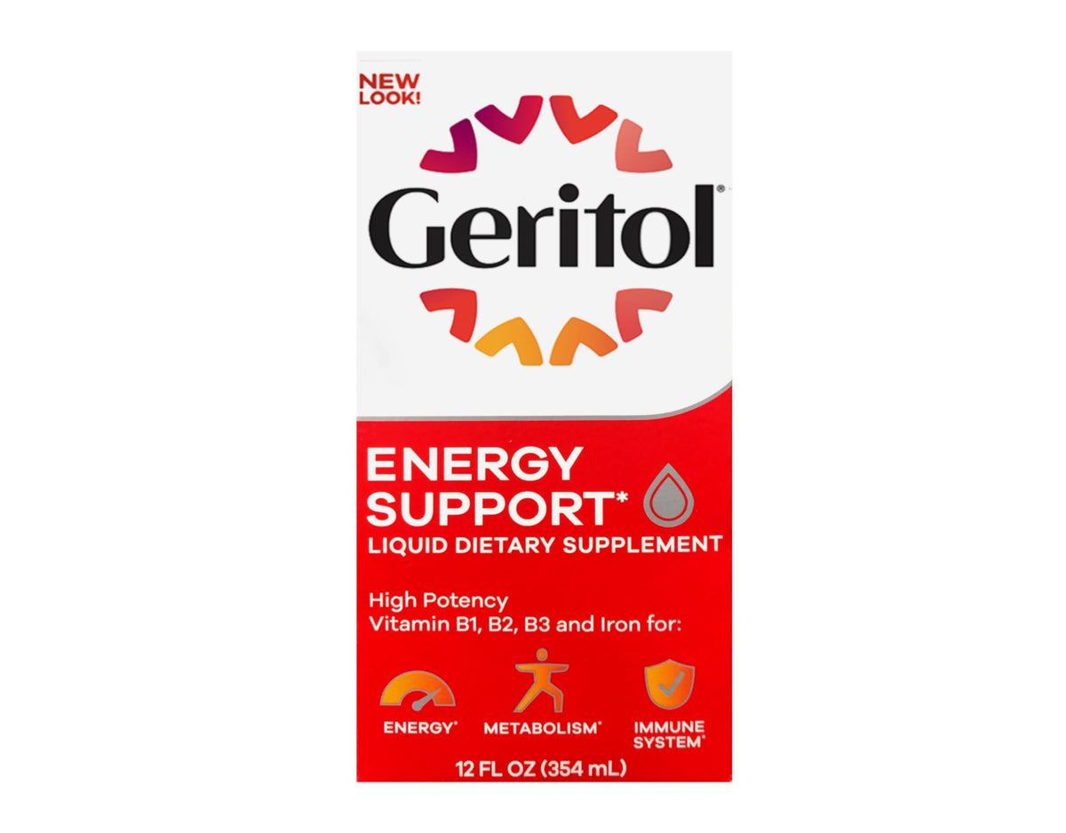 Geritol Liquid Supplement B-Vitamins & Iron - 12 Fl Oz