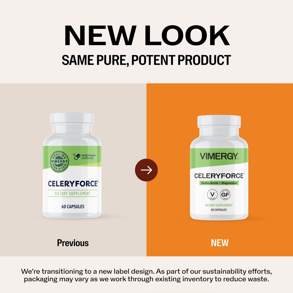 Vimergy Celeryforce Magnesium + Amino Acids - 60 Capsules - image 5
