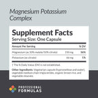 Professional Formulas Magnesium Potassium Complex - 90 Capsules - image 2