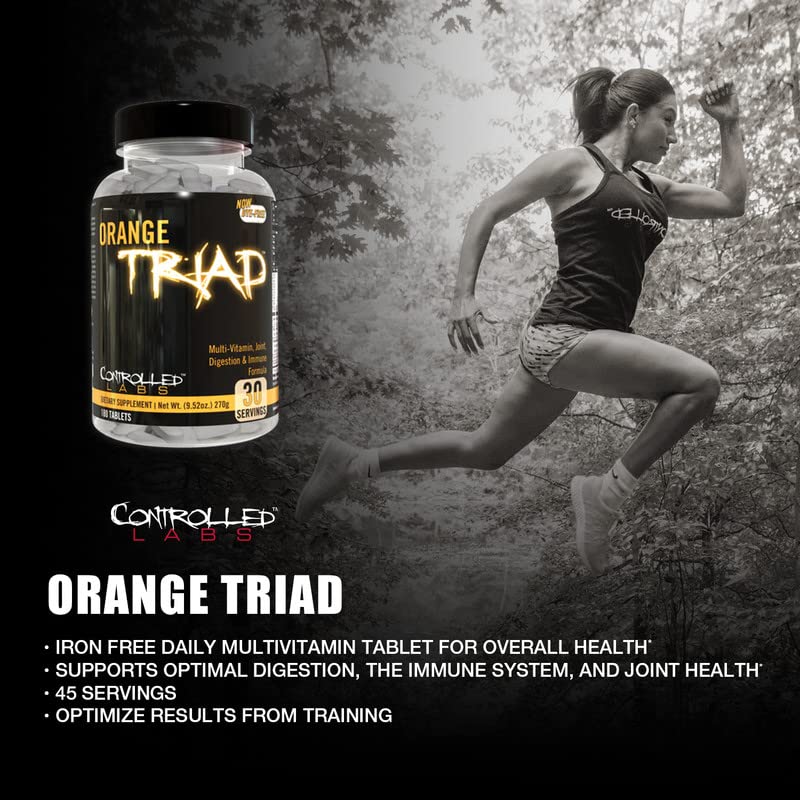 CONTROLLED LABS Orange Triad Multivitamin Joint Support - 270 Capsules - image 2