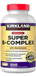 Kirkland Signature One Per Day Super B-Complex with Electrolytes - 500 Tablets