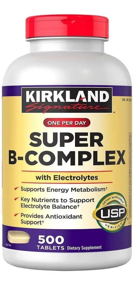 Kirkland Signature One Per Day Super B-Complex with Electrolytes - 500 Tablets