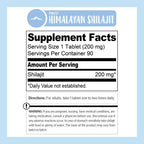 Pure Himalayan Shilajit Tablets 200mg - 90 Count - image 2