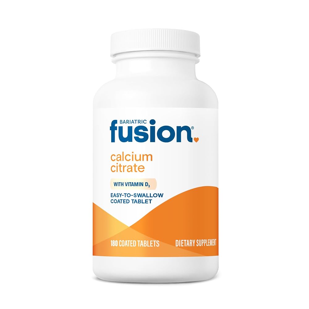 Bariatric Fusion Calcium Citrate with Vitamin D3 - 180 Tablets