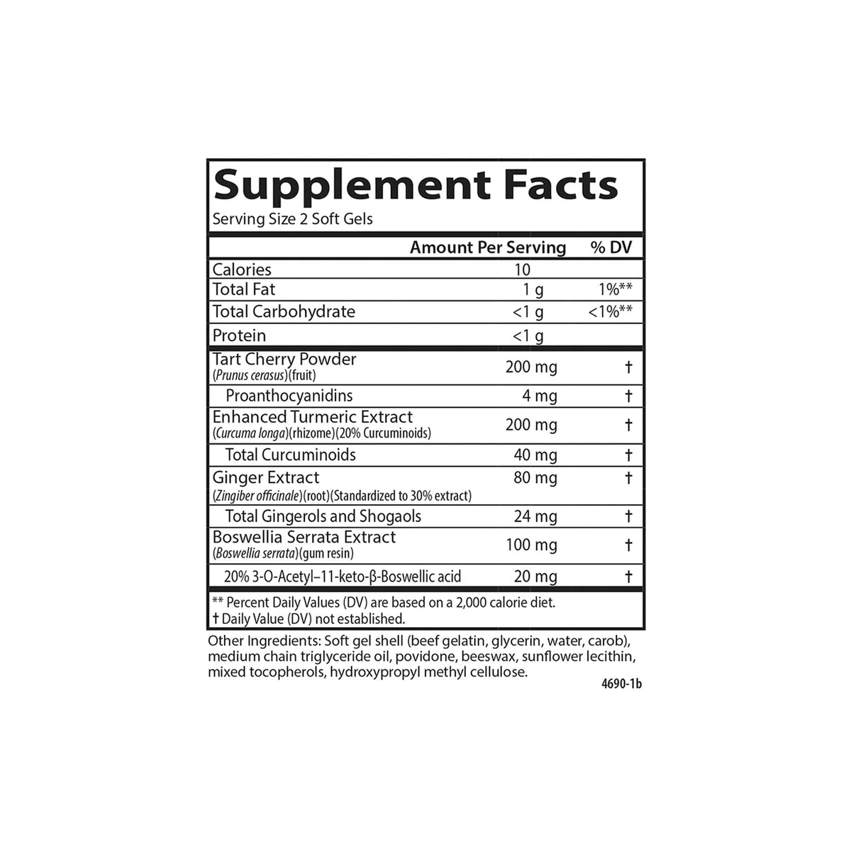Carlson Enhanced Mobility Botanical Joint Support - 30 Softgels - image 4