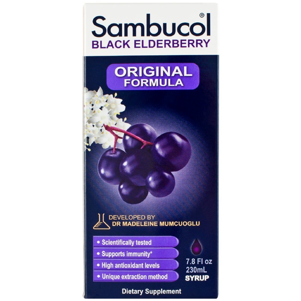 Sambucol Black Elderberry Original Formula Syrup - 7.8 Fl Oz