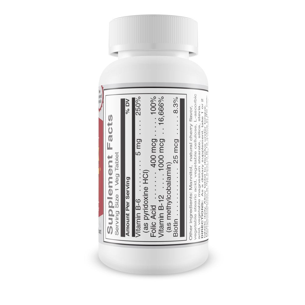 BioTree Labs Vitamin B12 B Complex Energy - 90 Tablets - image 3