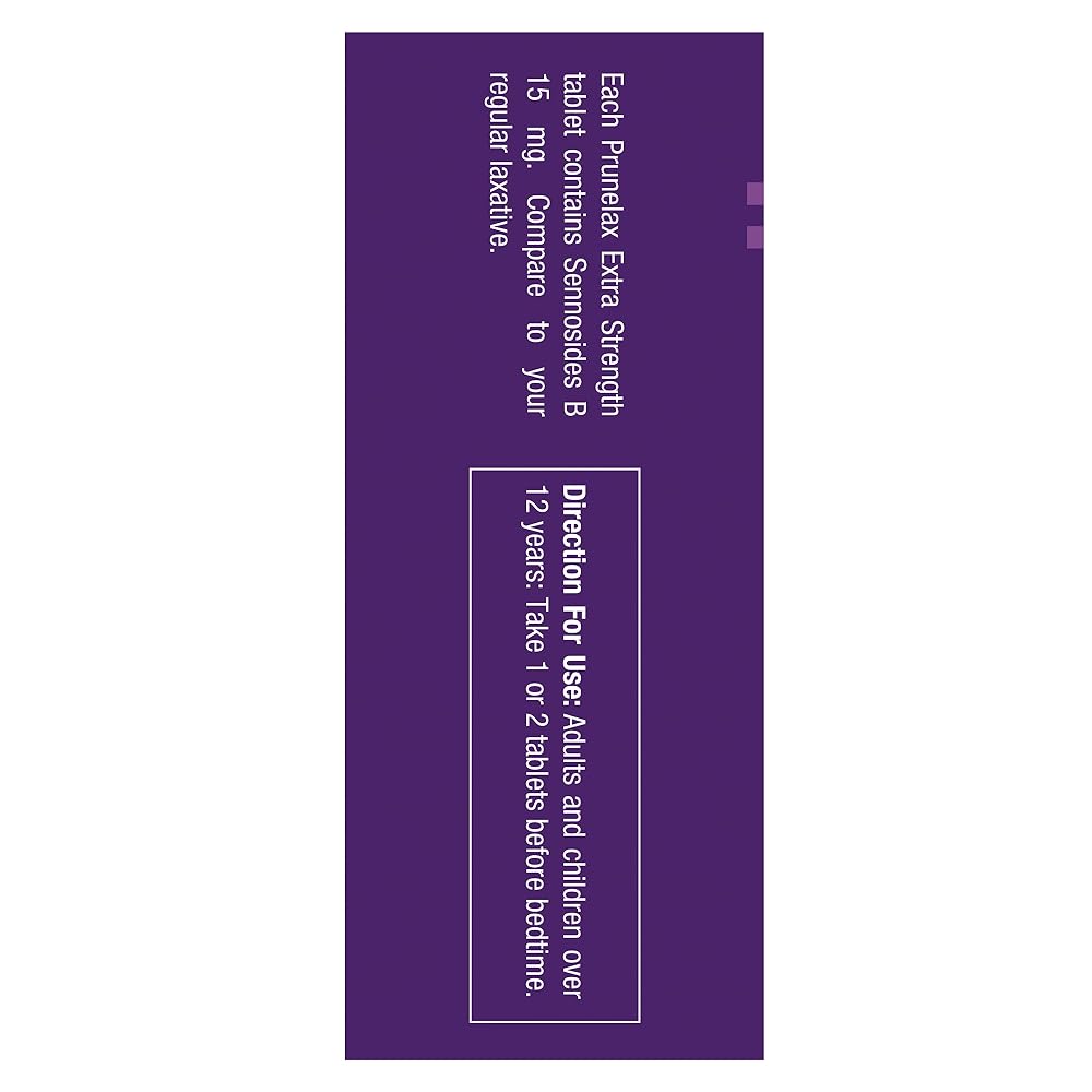 Prunelax Extra Strength Natural Laxative Tablets - 120 Tablets - image 4