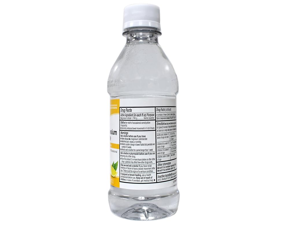 Quality Choice QC Magnesium Citrate Oral Solution Saline Laxative