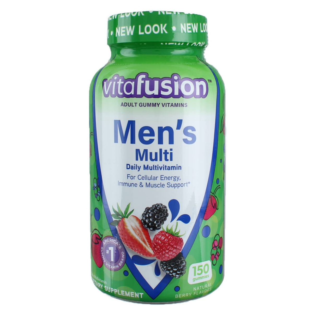 iPoplor Men's Complete Multivitamin Gummies Natural Berry - 300 Count