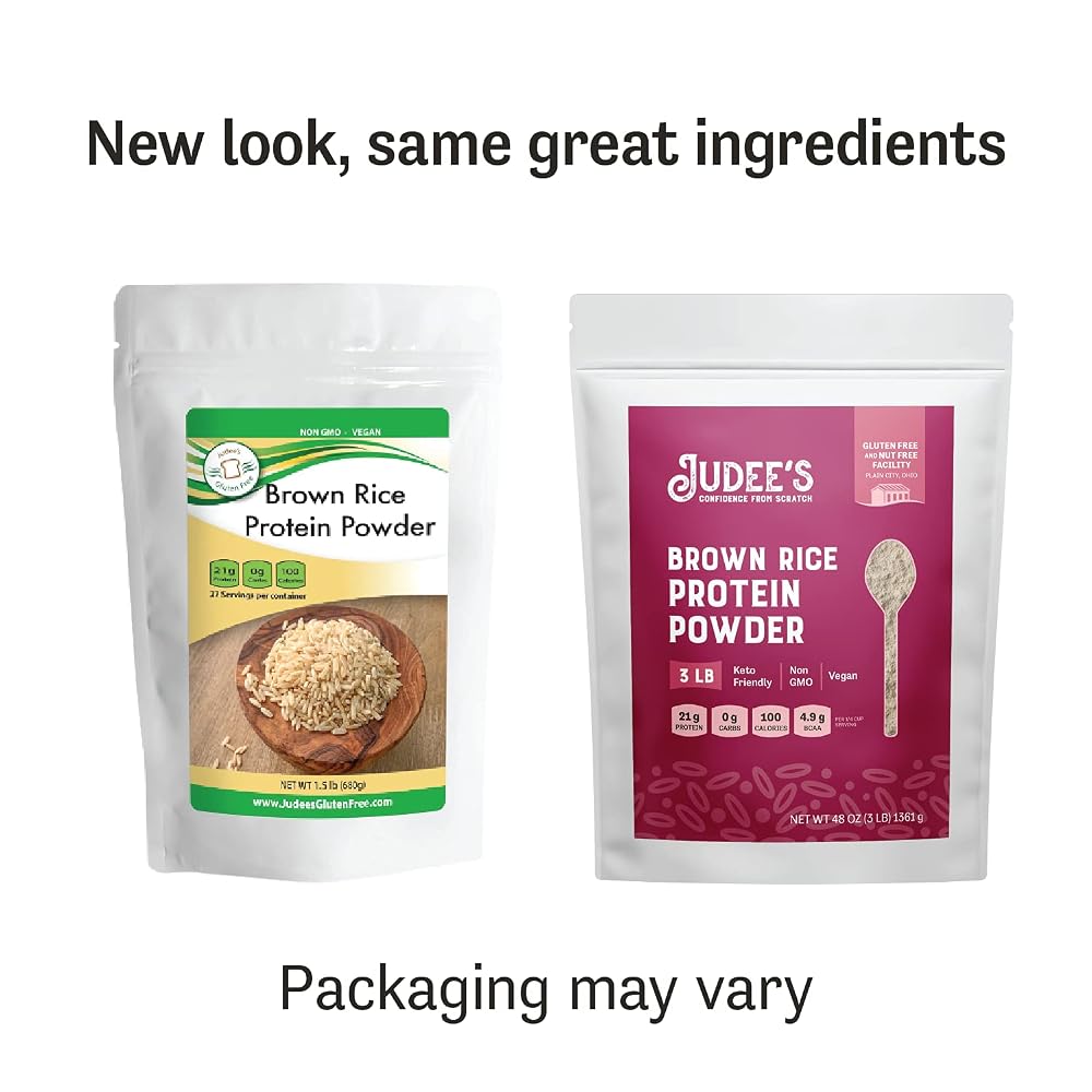 Judee's Gluten Free Brown Rice Protein Powder - 3 lb - image 3