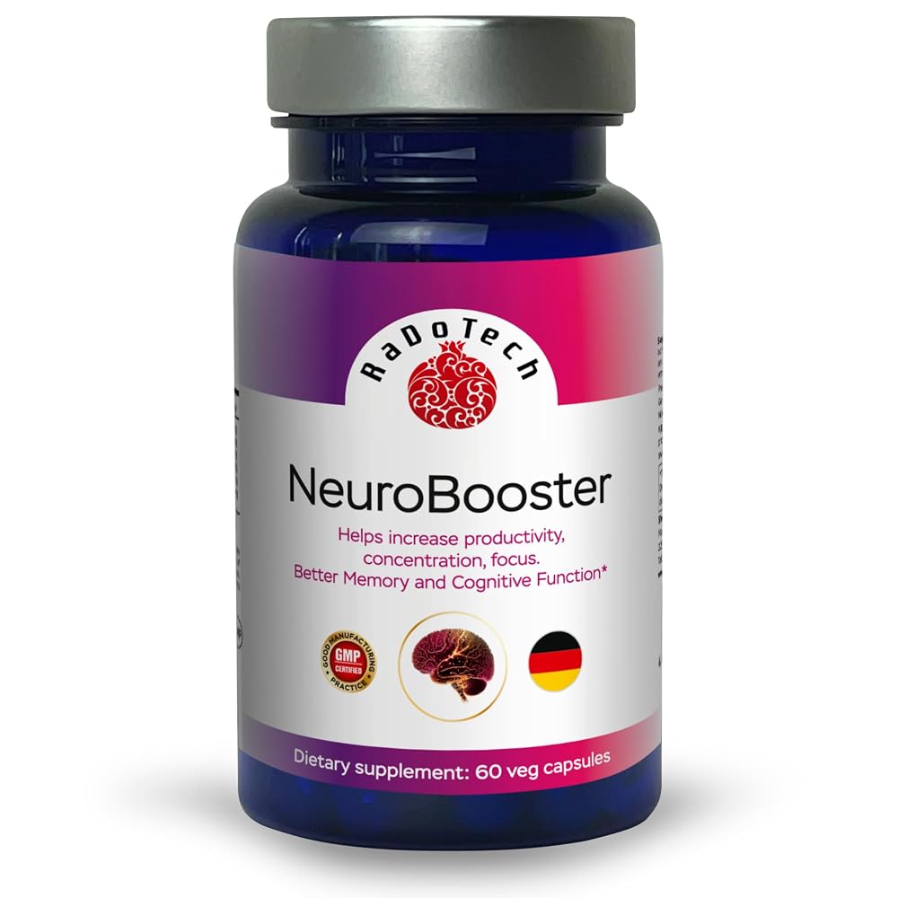 RaDoTech NeuroBooster Brain Supplement, Capsules GMP