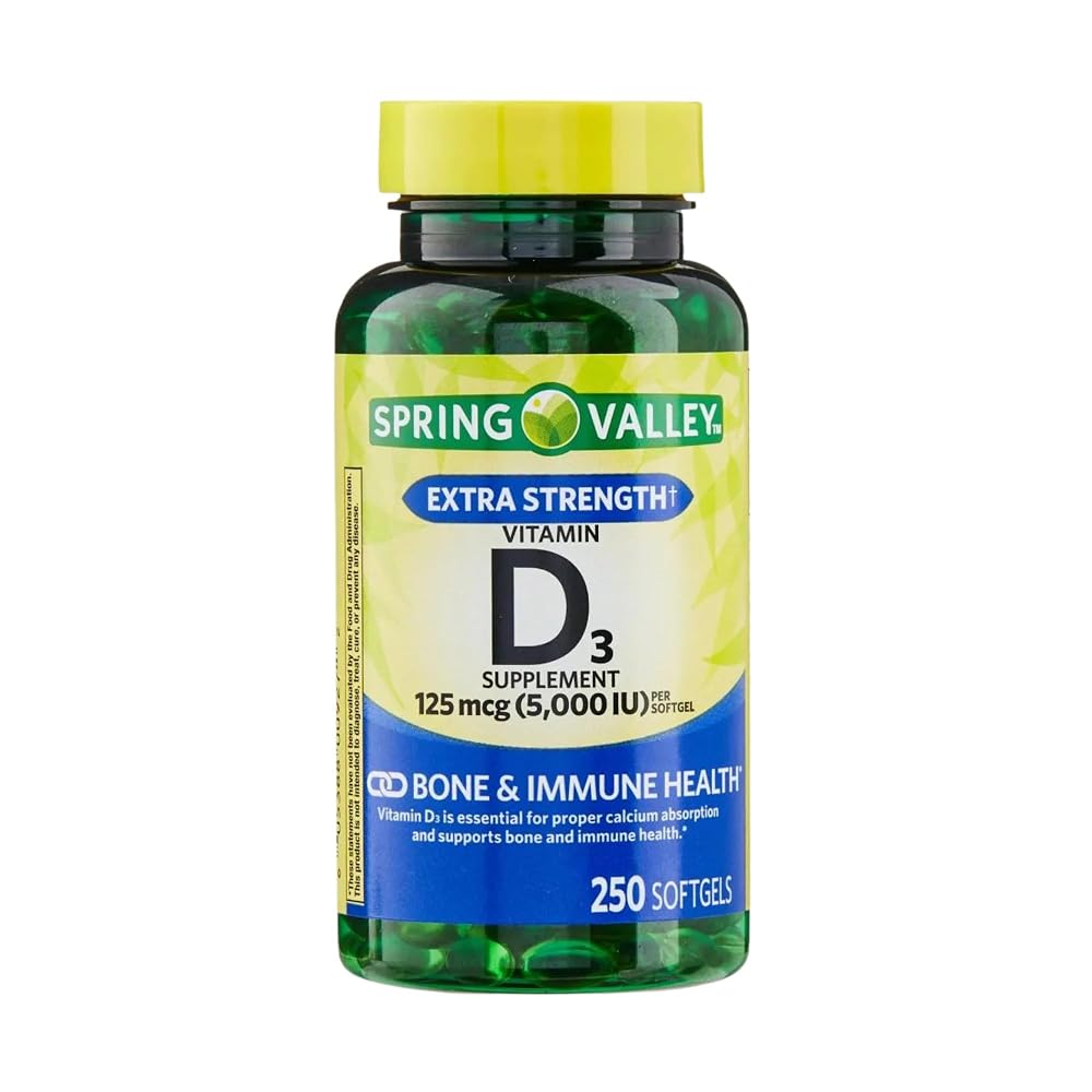 Unique Bundle Store Extra Strength Vitamin D3 5000 IU