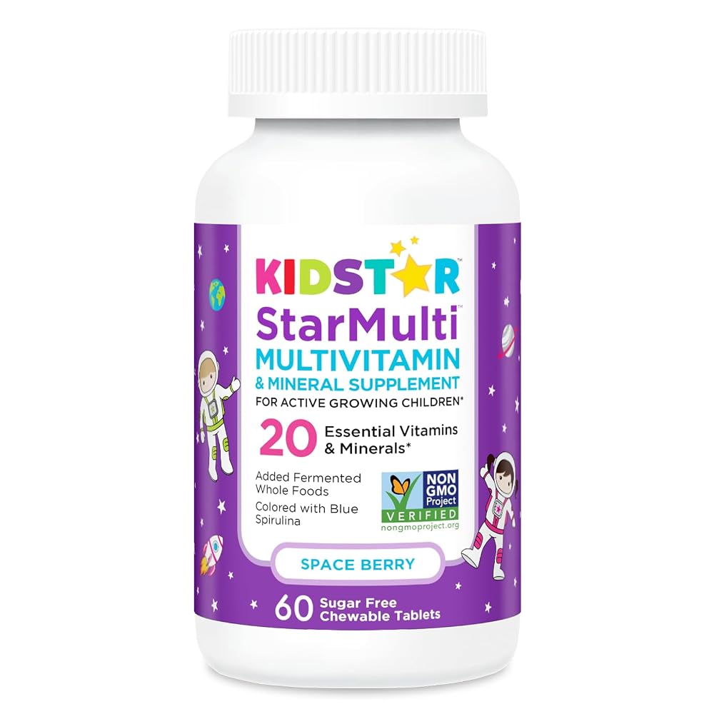 KidStar Nutrients StarMulti Chewable Multivitamin - 60 Tablets