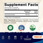 Vitamatic Hydrolyzed Keratin 500mg - 120 Vegetarian Capsules - image 2