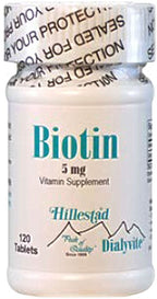 Dialyvite - Biotin 5 mg Vitamin Supplement - 120 Tablets