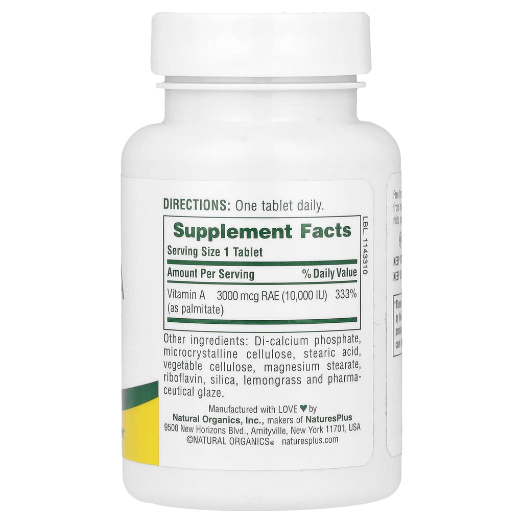 NaturesPlus Vitamin A Softgels - 30 Softgels - image 2