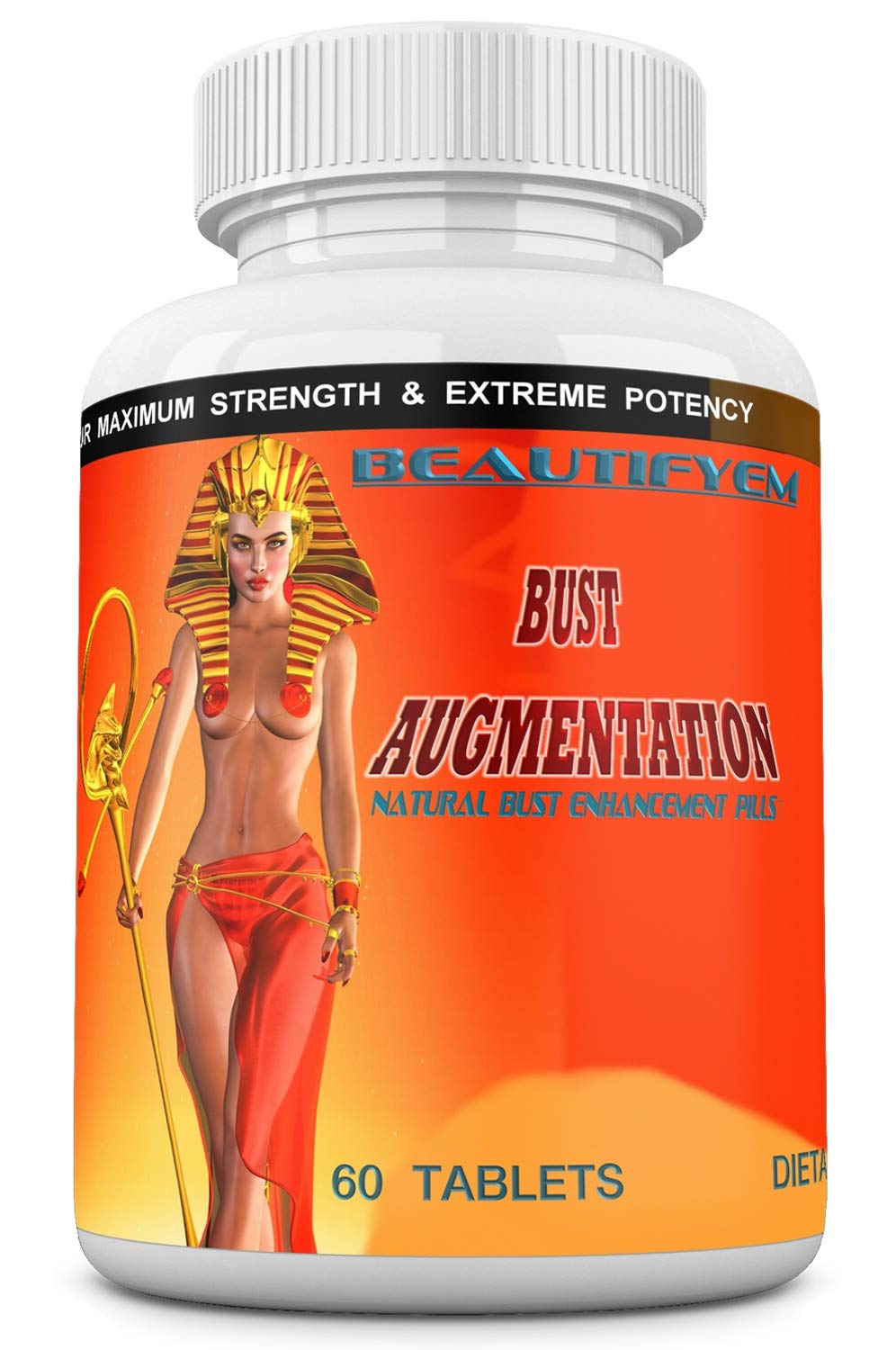BEAUTIFYEM Bust Augmentation Pills Breast Enhancer - 60 Tablets