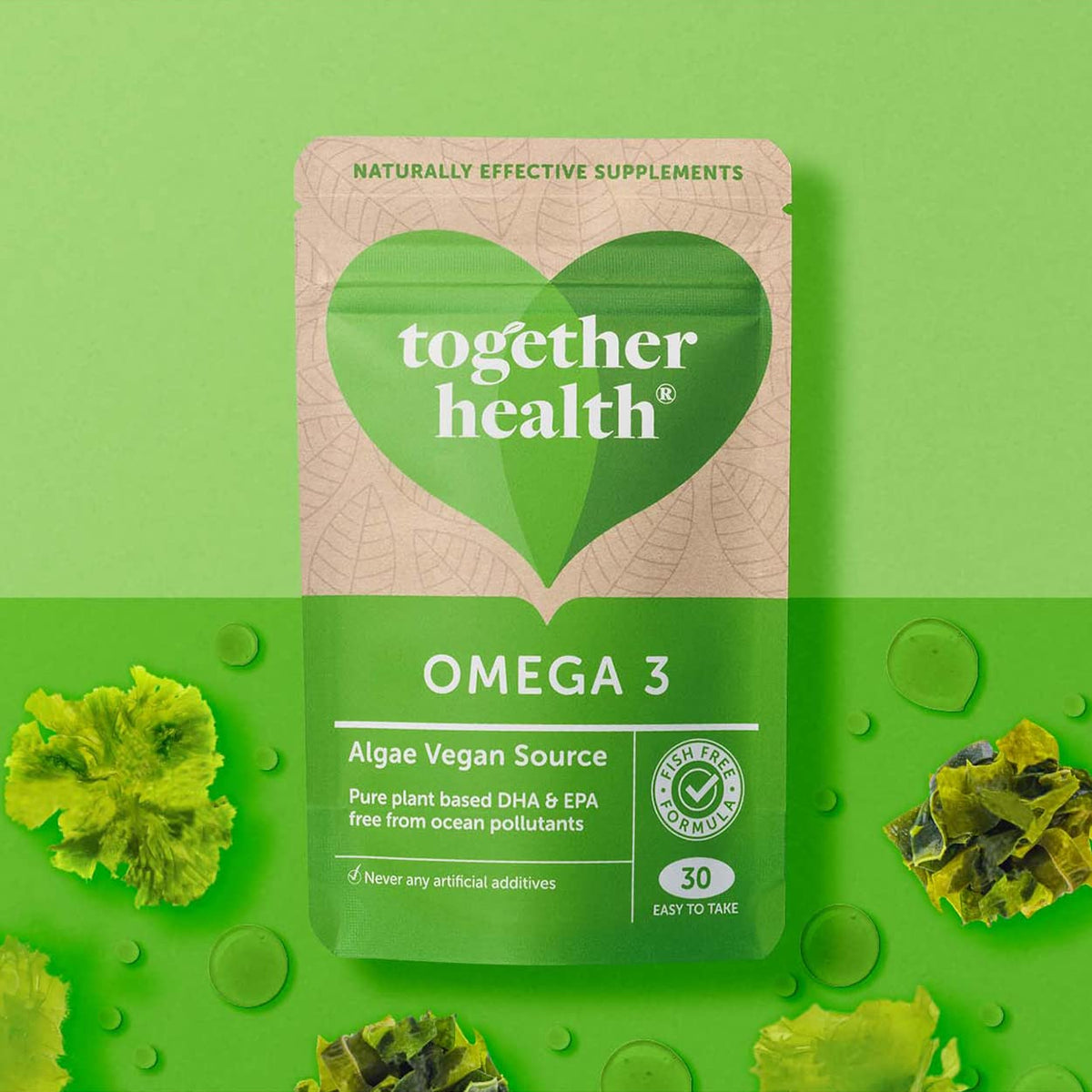 Together Omega 3 DHA Rich Algae Oil - 30 Softgels - image 4