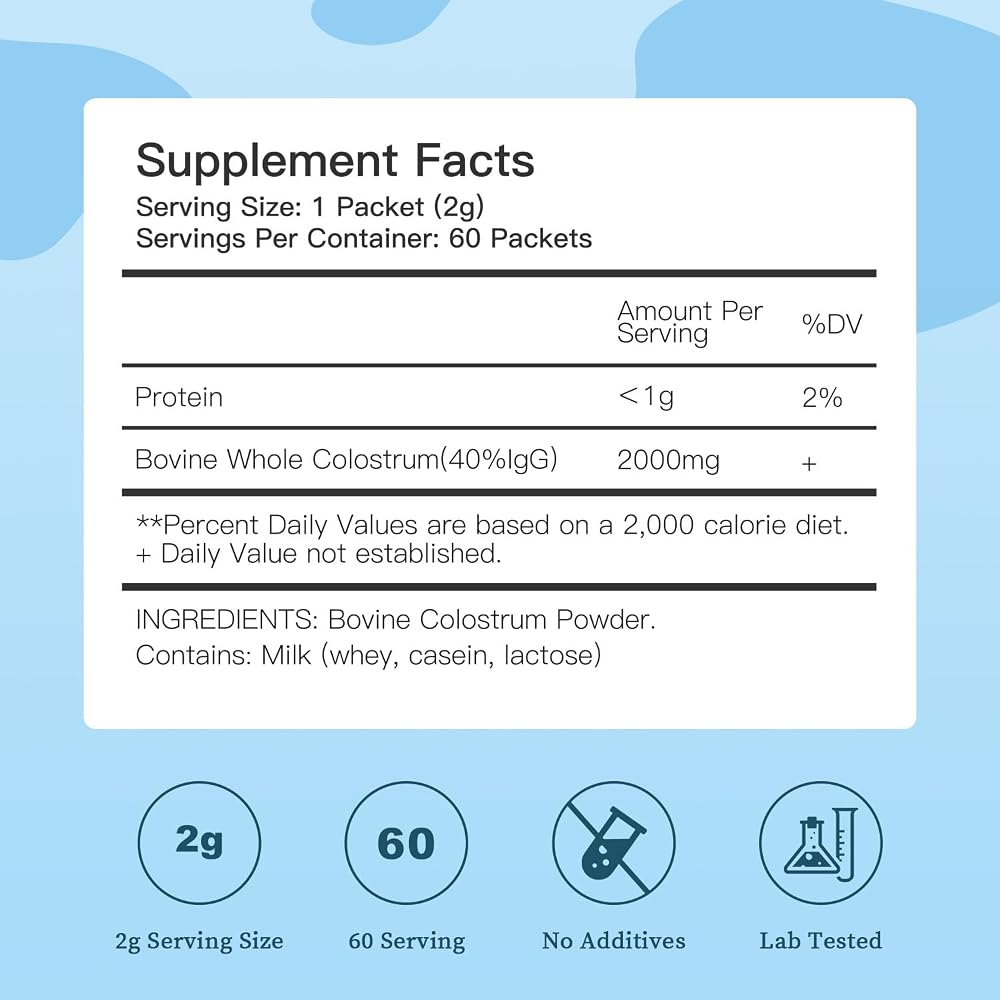 Bestidy Colostrum Powder Supplement - 60 Servings - image 4