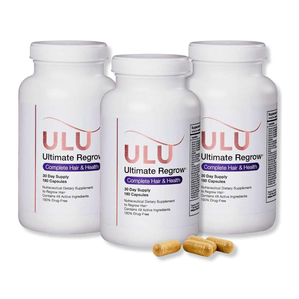 ULULIFE Ultimate Regrow Multivitamin for Hair, Skin & Nails - 540 Capsules