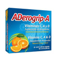 Aderogrip-A Liquid Immune Support Vitamins C A D - 10 Ampoules