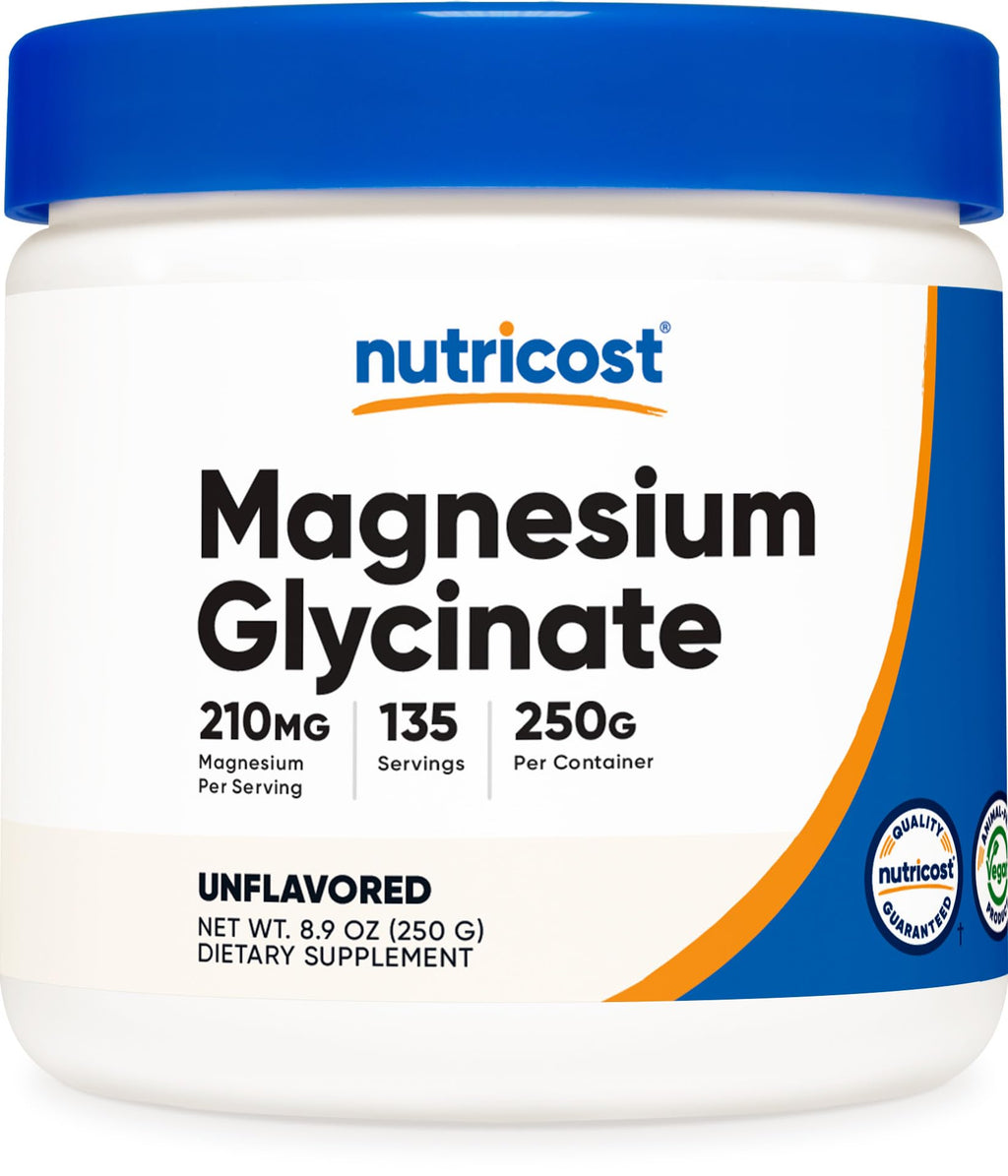 Nutricost Magnesium Glycinate Powder - 250 Grams