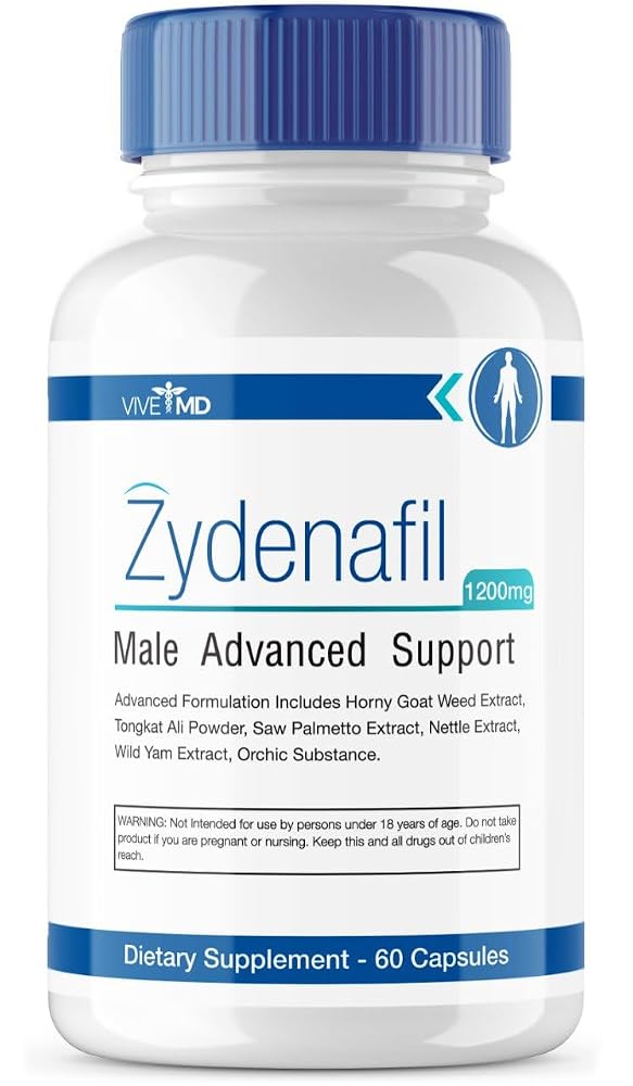 VIVE MD Zydenafil Male Pills Advanced Formula - 60 Capsules