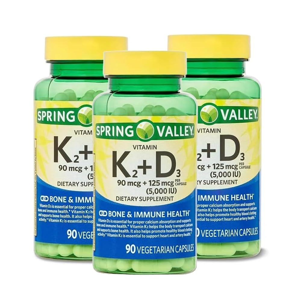 Unique Bundle Store Vitamin K2 D3 90mcg + 125mcg