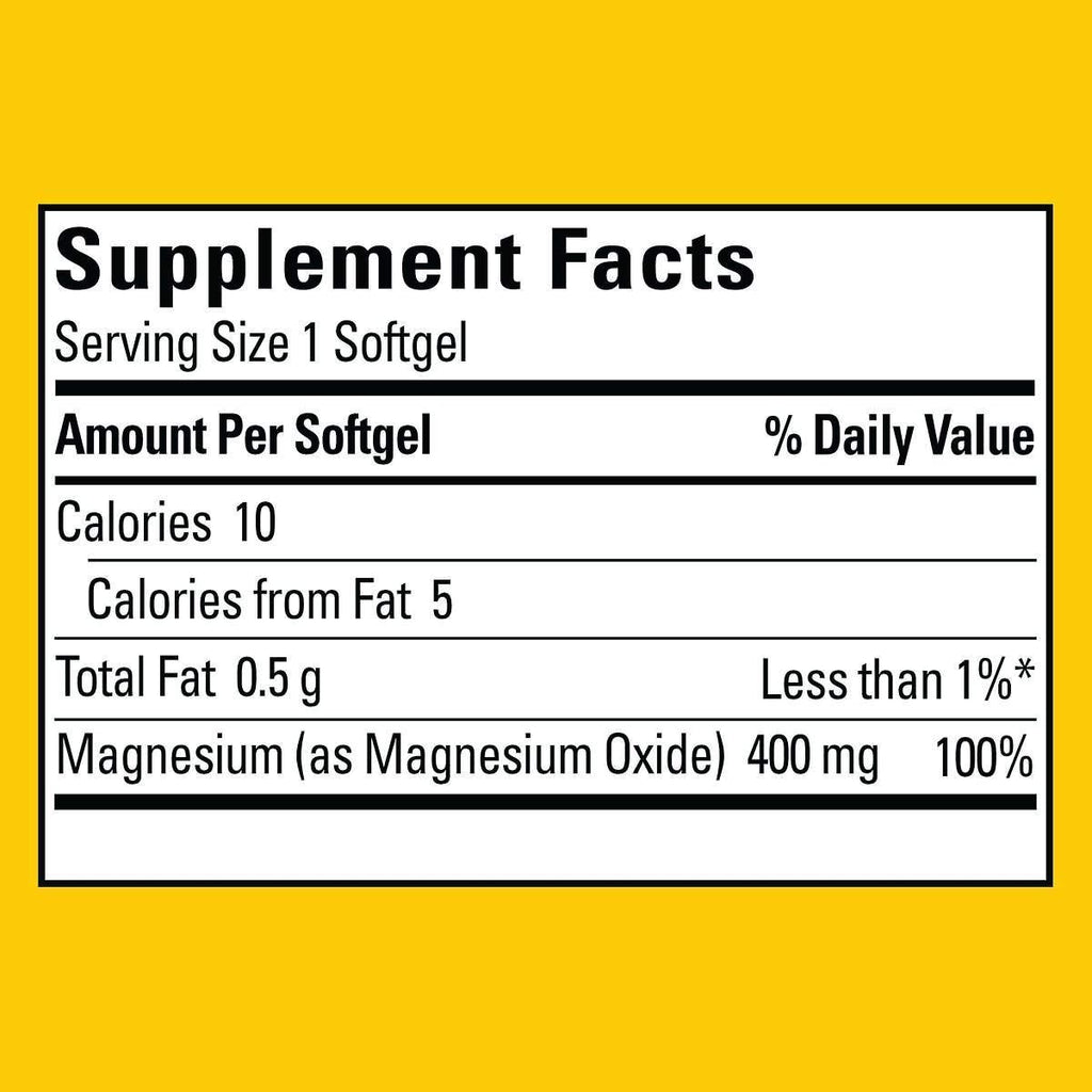 Nature Made Extra Strength Magnesium 400 mg - 150 Softgels - image 2