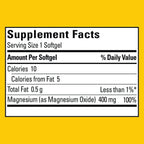 Nature Made Extra Strength Magnesium 400 mg - 150 Softgels - image 2