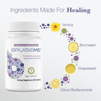 BruiseMD Bromelain 500 mg with Zinc & Vitamin C - 28 Capsules - image 4