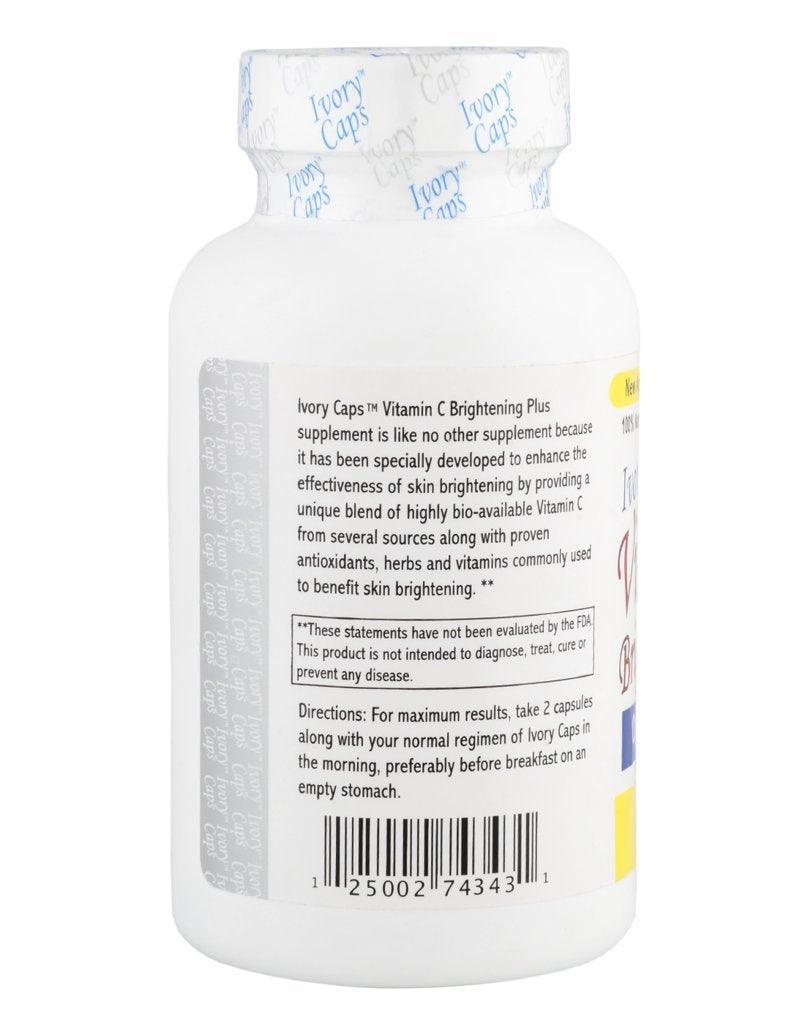 Ivory Caps Maximum Strength Vitamin C Brightening Plus - 180 Capsules - image 3