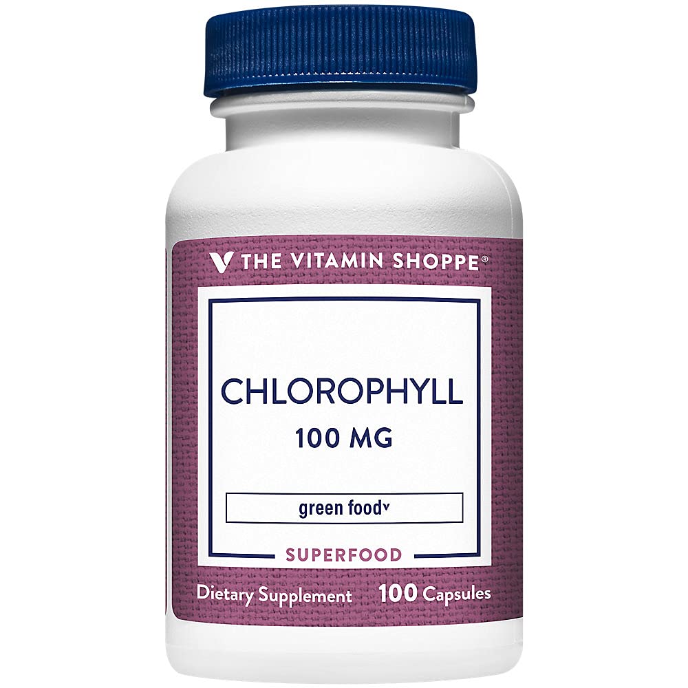 The Vitamin Shoppe Chlorophyll 100mg Supplement - 100 Capsules