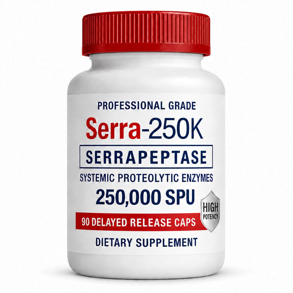 Lyndon Fields Serra-250k Serrapeptase 250,000 SPU - 90 Capsules