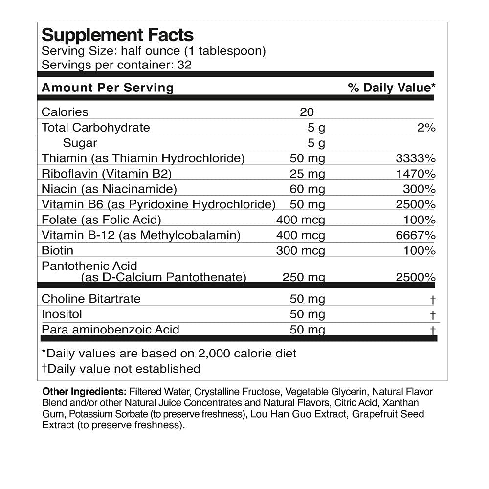 Life Solutions Liquid Super B-Complex for Energy - 16 Fl Oz - image 6
