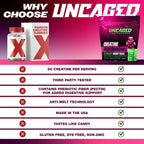 Uncaged Performance Creatine Monohydrate Gummies