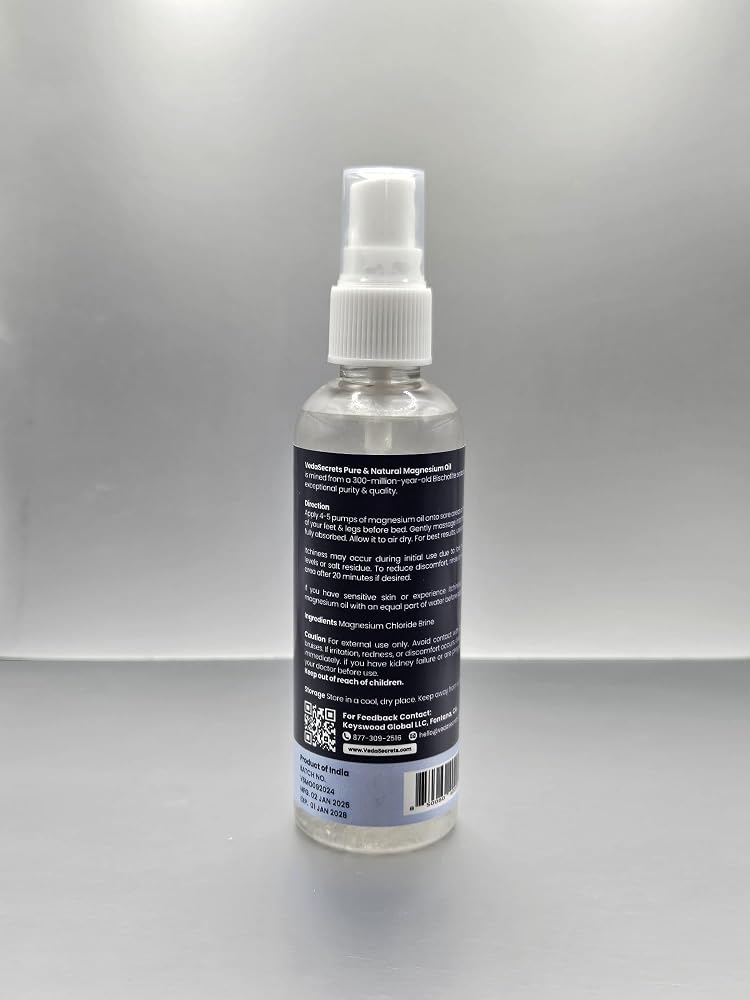 VedaSecrets Natural Magnesium Oil for Relaxation - 100 mL - image 5