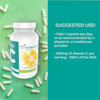 Vegan Life Nutrition Pure Vitamin C Supplement Immune Support - 120 Capsules - image 2