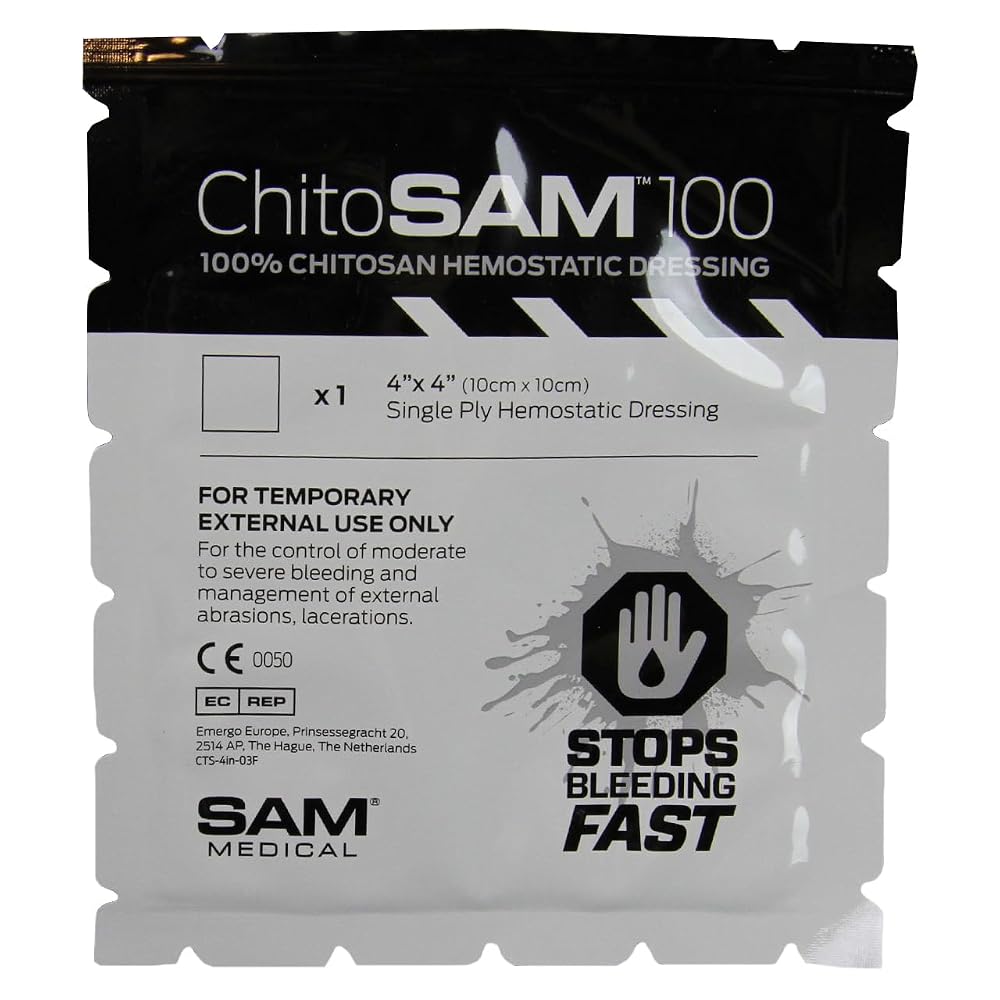 SAM Medical ChitoSAM 100 Hemostatic Dressing 4x4 - 1 Count - image 2