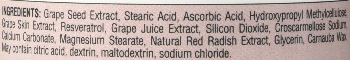 TruNature Grape Seed & Resveratrol Antioxidant - 300 Tablets - image 3