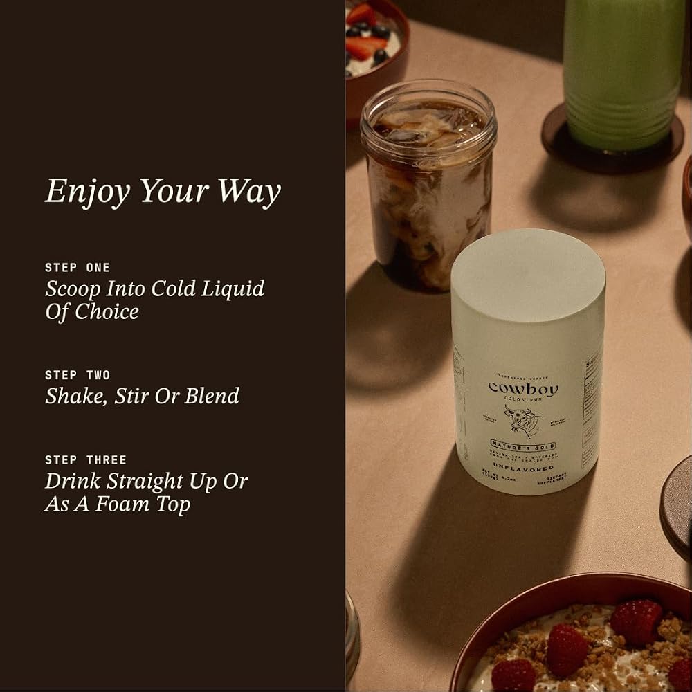 COWBOY COLOSTRUM owboy - The Exclusive 1st Milking